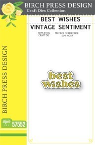 Best Wishes Vintage Sentiment