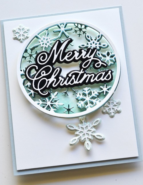 Shown with 57467 Snowy Circle Layer Set and 57478 Handwritten Merry Christmas