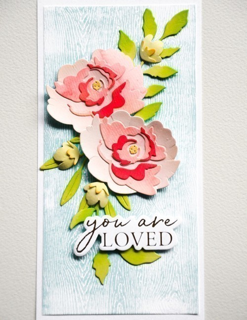 Shown with 57493 Morning Rose, BPF509 You Are Loved, 57500, and SH44001