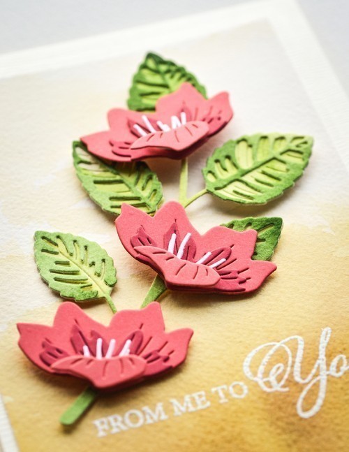 Shown with 57494 Peeking Flower and Leaves and 57522 Rose Leaves