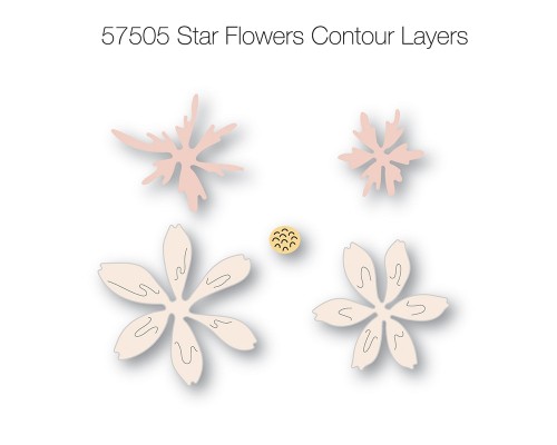Star Flowers Contour Layers