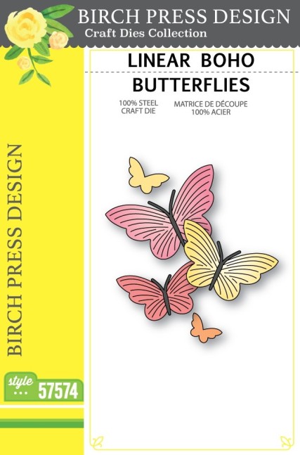 Linear Boho Butterflies