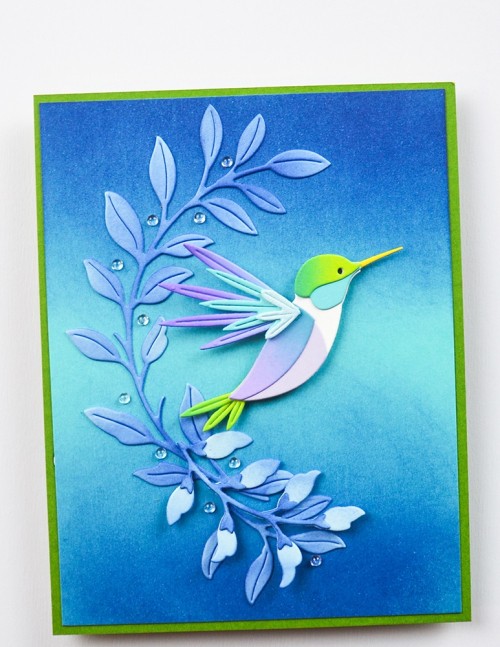 Shown with 57659 Block Print Soaring Hummingbird