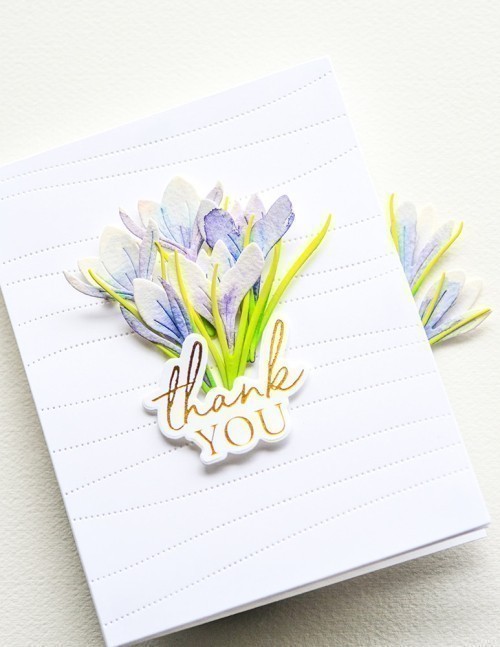 Shown with BPF511 Thank You Noted Script & 57523 Sprouting Crocus
