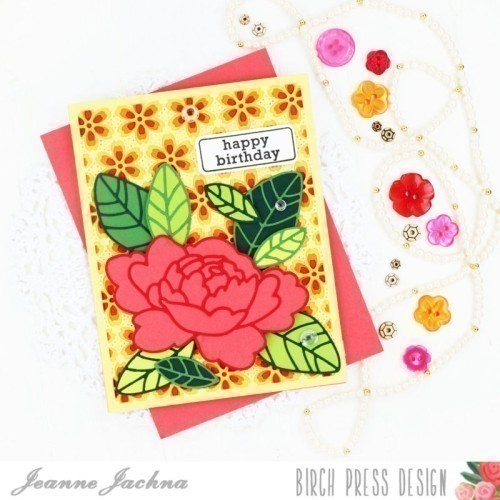Shown with CL8160 Contempo Greetings clear stamp set