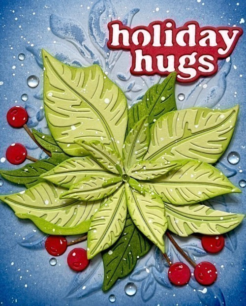 Holiday Hugs Vintage Sentiment